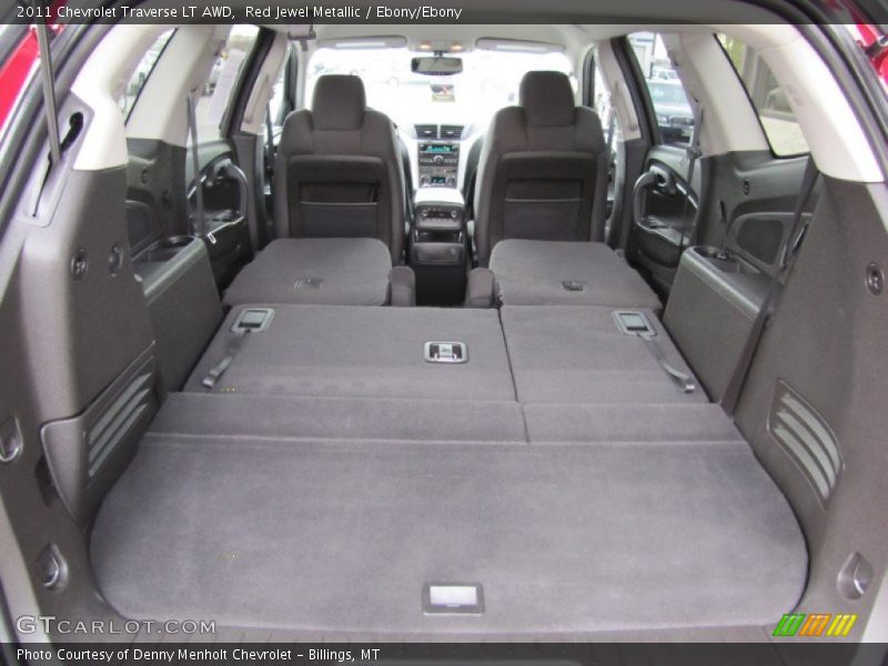 Red Jewel Metallic / Ebony/Ebony 2011 Chevrolet Traverse LT AWD