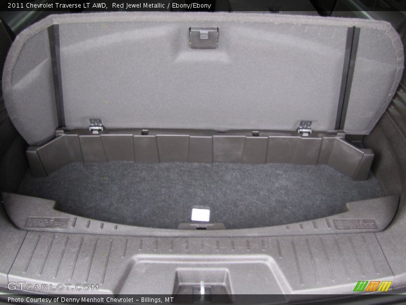 Red Jewel Metallic / Ebony/Ebony 2011 Chevrolet Traverse LT AWD