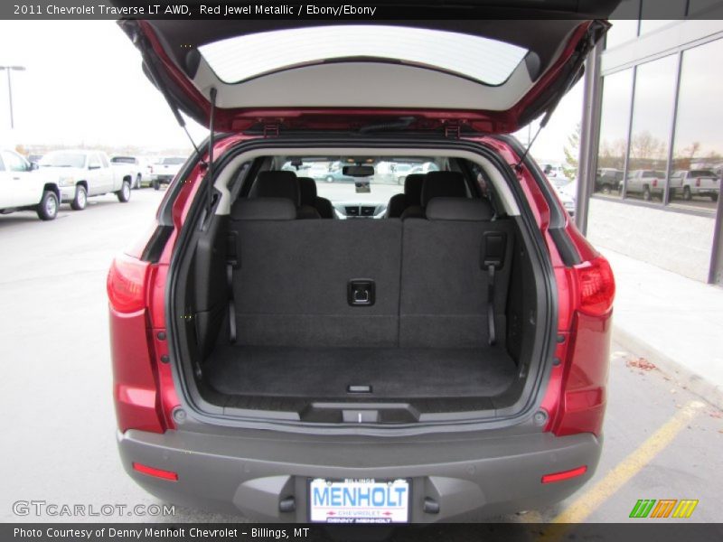 Red Jewel Metallic / Ebony/Ebony 2011 Chevrolet Traverse LT AWD