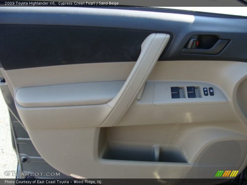 Cypress Green Pearl / Sand Beige 2009 Toyota Highlander V6