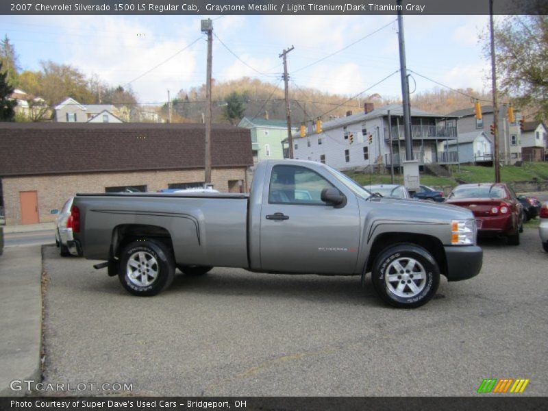 Graystone Metallic / Light Titanium/Dark Titanium Gray 2007 Chevrolet Silverado 1500 LS Regular Cab