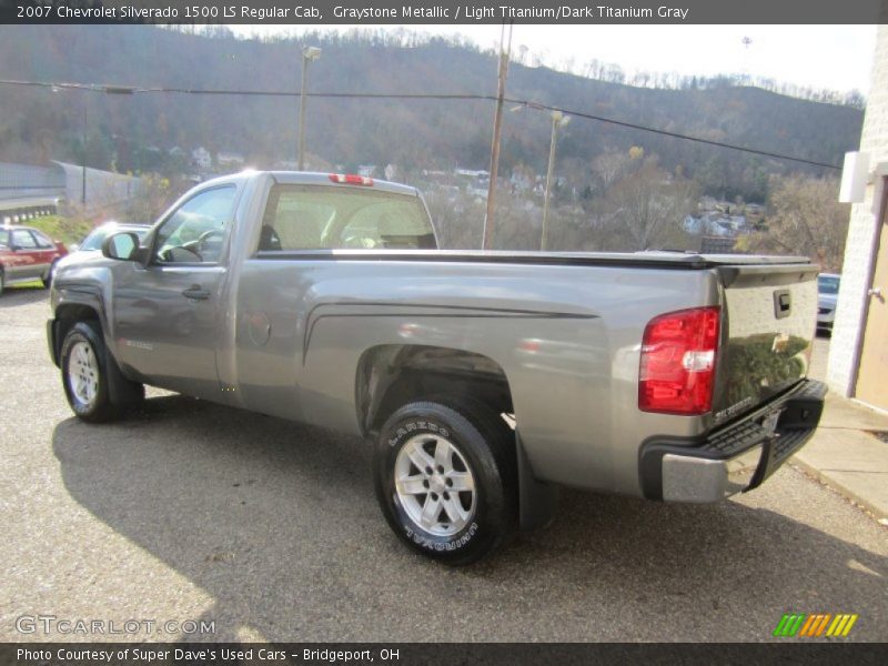 Graystone Metallic / Light Titanium/Dark Titanium Gray 2007 Chevrolet Silverado 1500 LS Regular Cab