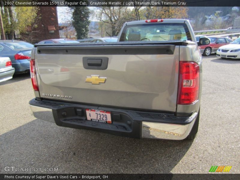 Graystone Metallic / Light Titanium/Dark Titanium Gray 2007 Chevrolet Silverado 1500 LS Regular Cab