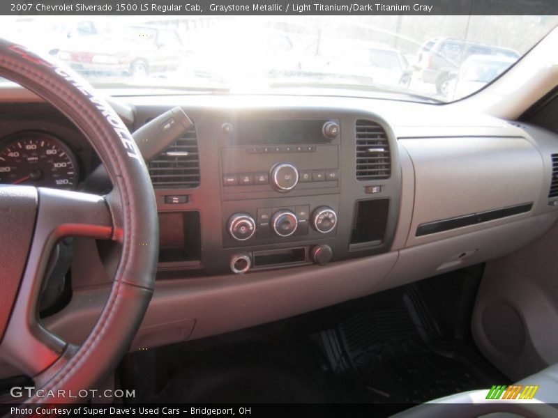 Graystone Metallic / Light Titanium/Dark Titanium Gray 2007 Chevrolet Silverado 1500 LS Regular Cab