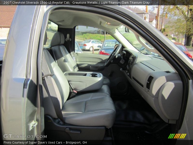 Graystone Metallic / Light Titanium/Dark Titanium Gray 2007 Chevrolet Silverado 1500 LS Regular Cab