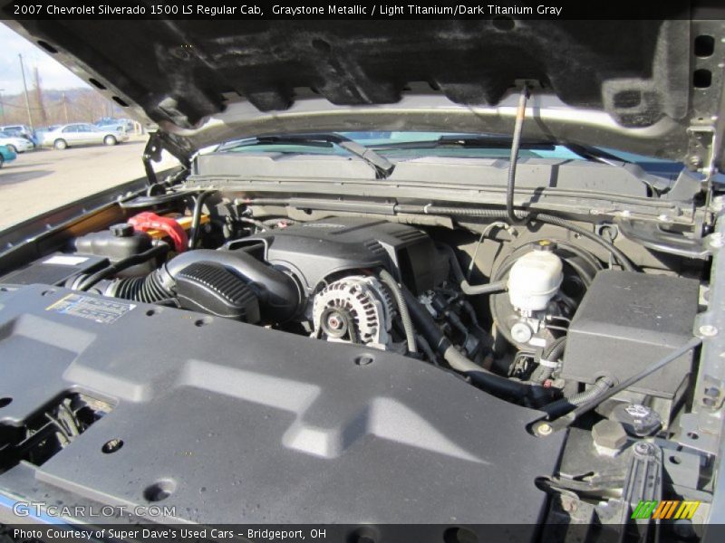 Graystone Metallic / Light Titanium/Dark Titanium Gray 2007 Chevrolet Silverado 1500 LS Regular Cab