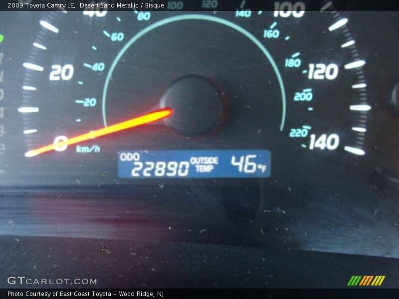 Desert Sand Metallic / Bisque 2009 Toyota Camry LE