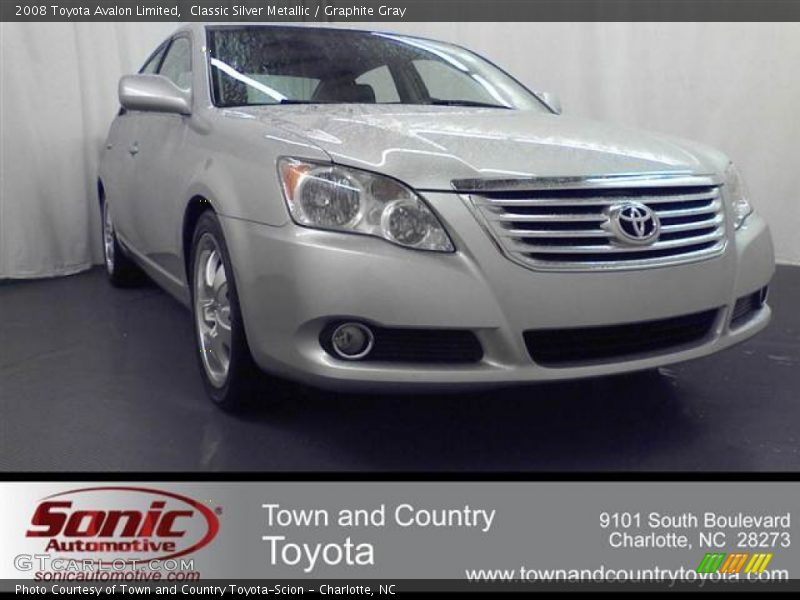 Classic Silver Metallic / Graphite Gray 2008 Toyota Avalon Limited