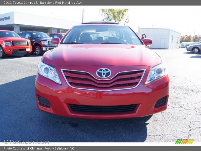 Barcelona Red Metallic / Ash 2011 Toyota Camry LE