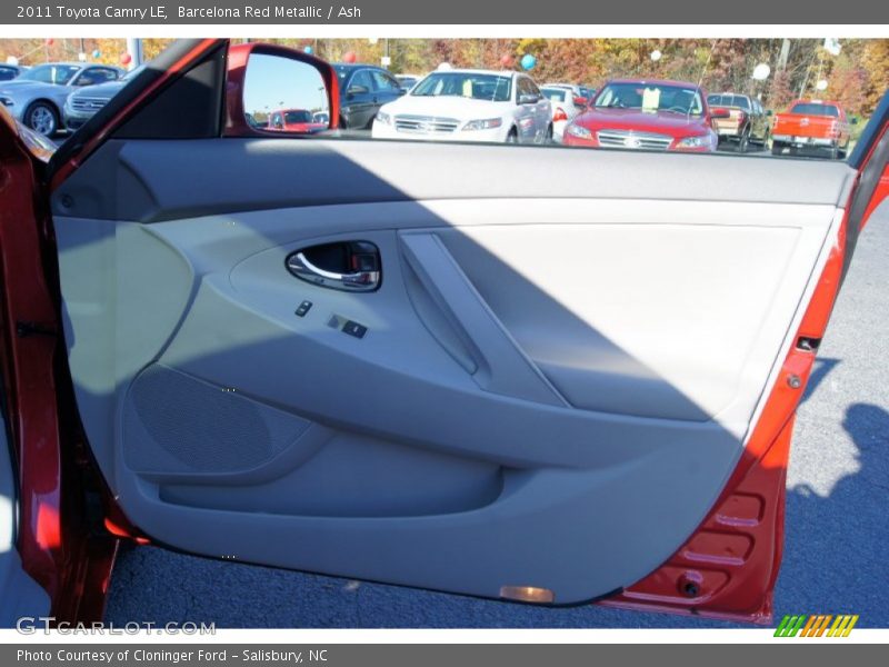 Barcelona Red Metallic / Ash 2011 Toyota Camry LE