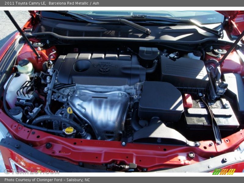 Barcelona Red Metallic / Ash 2011 Toyota Camry LE