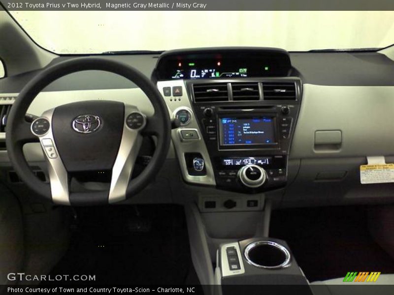 Magnetic Gray Metallic / Misty Gray 2012 Toyota Prius v Two Hybrid