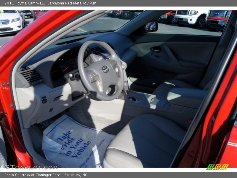 Barcelona Red Metallic / Ash 2011 Toyota Camry LE
