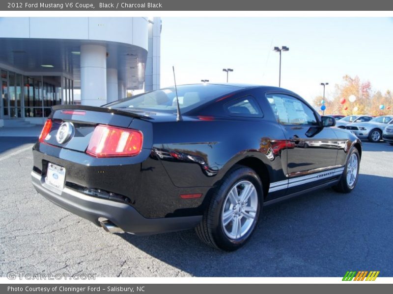 Black / Charcoal Black 2012 Ford Mustang V6 Coupe
