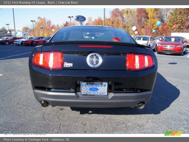 Black / Charcoal Black 2012 Ford Mustang V6 Coupe
