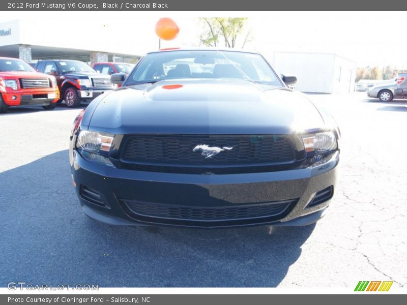 Black / Charcoal Black 2012 Ford Mustang V6 Coupe