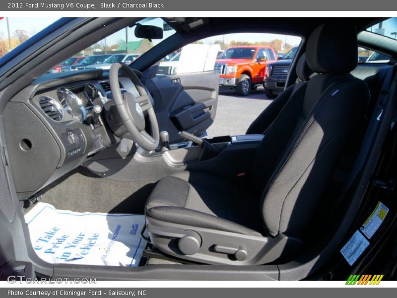 Black / Charcoal Black 2012 Ford Mustang V6 Coupe