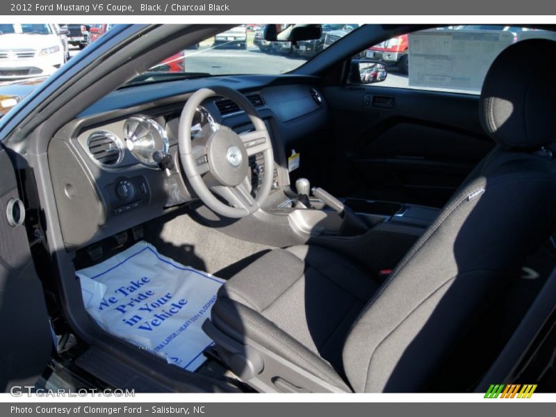 Black / Charcoal Black 2012 Ford Mustang V6 Coupe