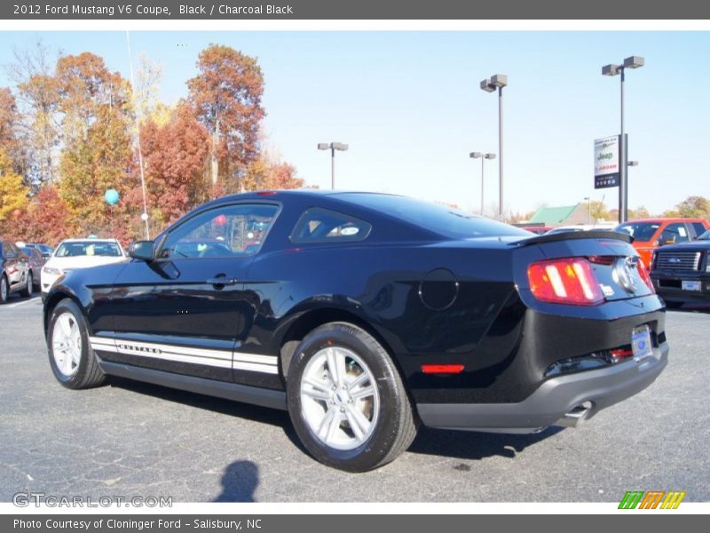 Black / Charcoal Black 2012 Ford Mustang V6 Coupe