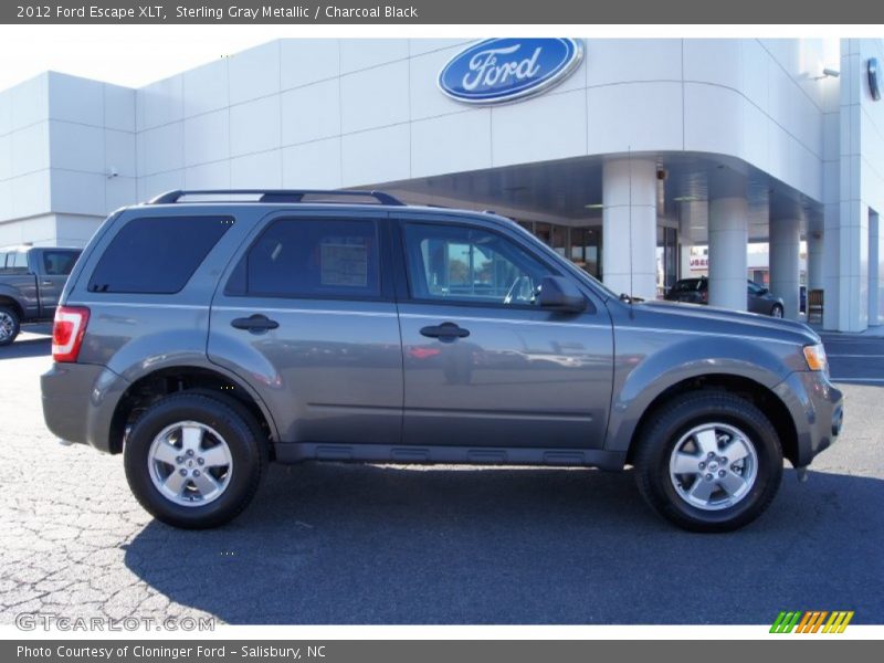 Sterling Gray Metallic / Charcoal Black 2012 Ford Escape XLT