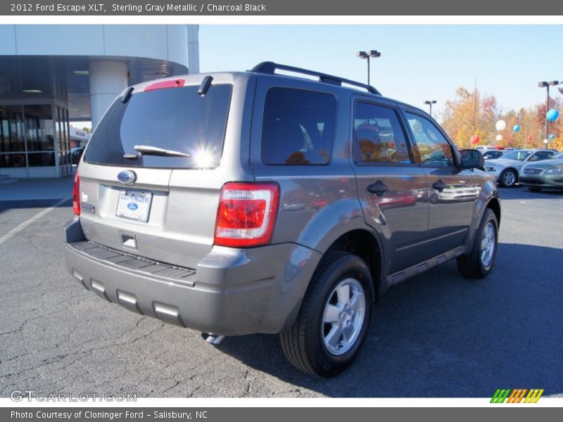 Sterling Gray Metallic / Charcoal Black 2012 Ford Escape XLT