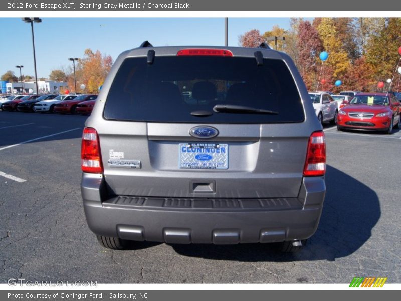 Sterling Gray Metallic / Charcoal Black 2012 Ford Escape XLT