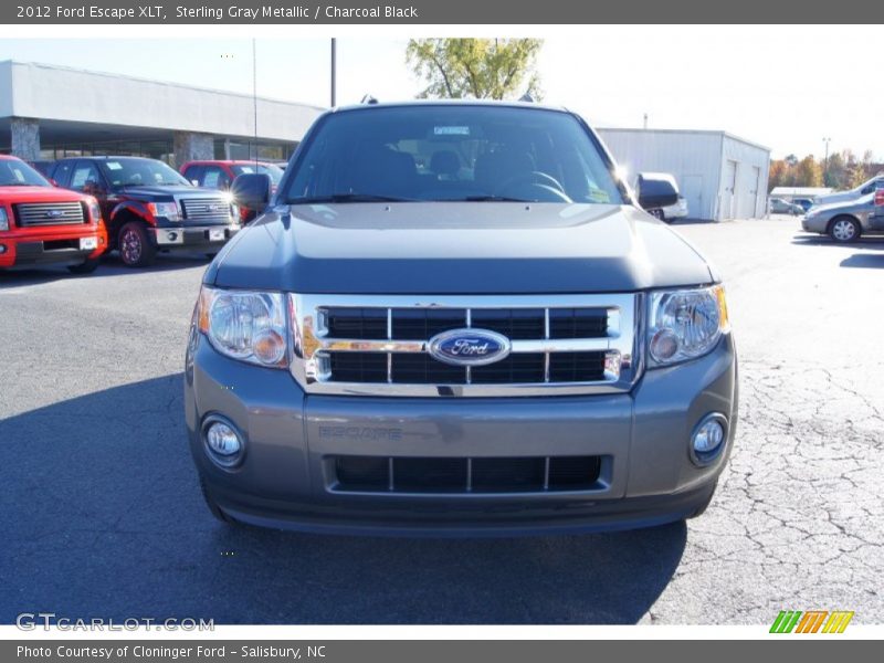 Sterling Gray Metallic / Charcoal Black 2012 Ford Escape XLT