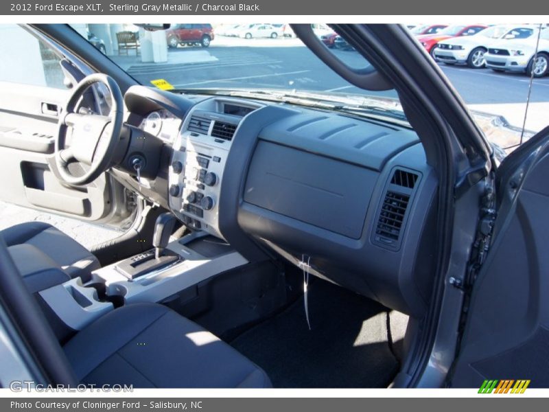 Sterling Gray Metallic / Charcoal Black 2012 Ford Escape XLT