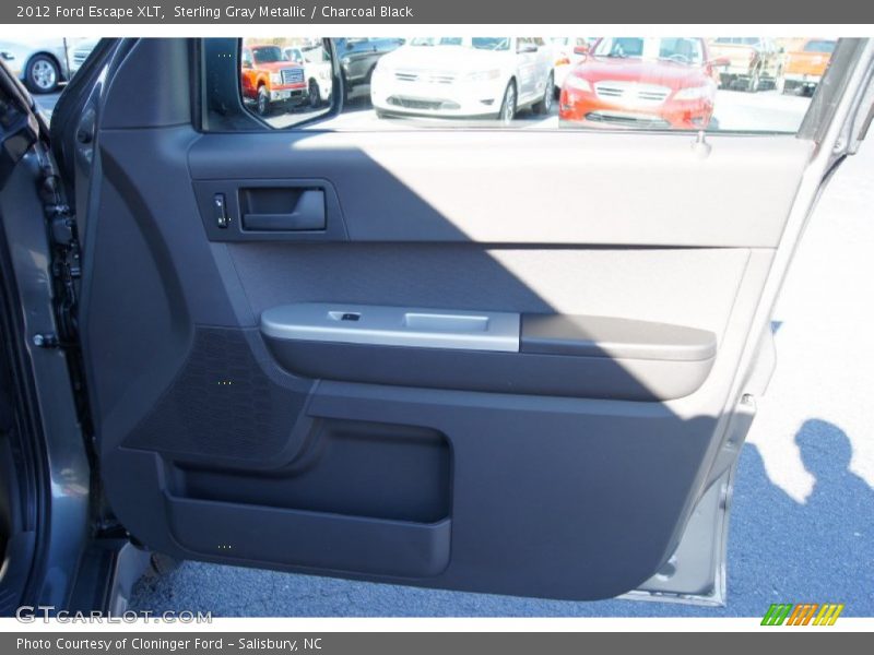 Sterling Gray Metallic / Charcoal Black 2012 Ford Escape XLT