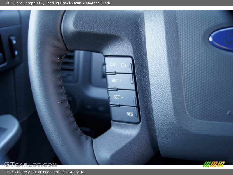 Sterling Gray Metallic / Charcoal Black 2012 Ford Escape XLT