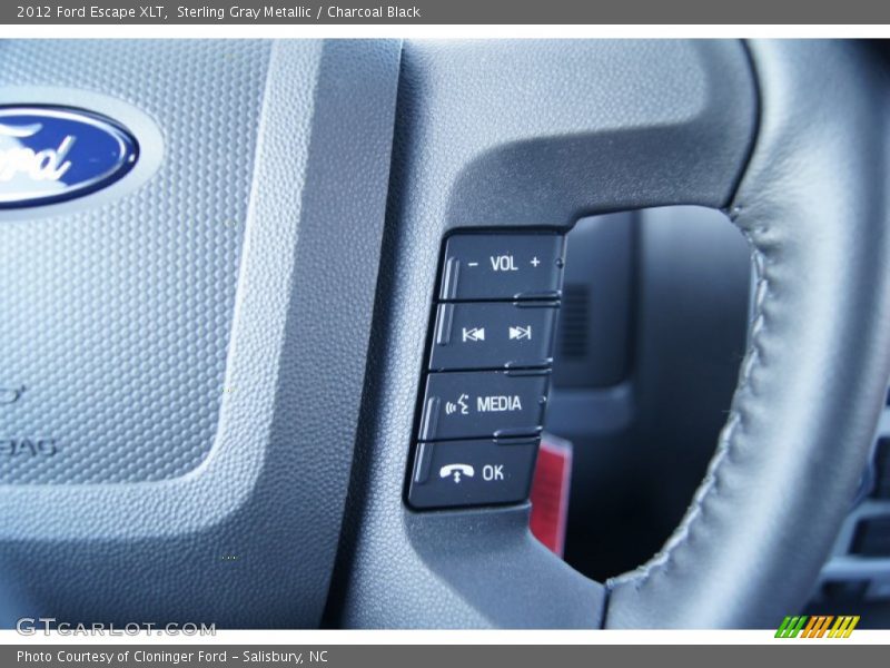 Sterling Gray Metallic / Charcoal Black 2012 Ford Escape XLT