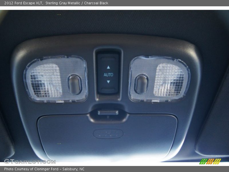 Sterling Gray Metallic / Charcoal Black 2012 Ford Escape XLT