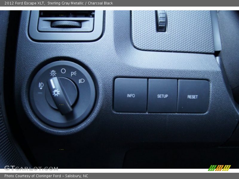 Sterling Gray Metallic / Charcoal Black 2012 Ford Escape XLT