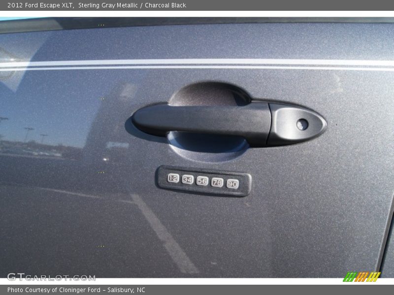 Sterling Gray Metallic / Charcoal Black 2012 Ford Escape XLT