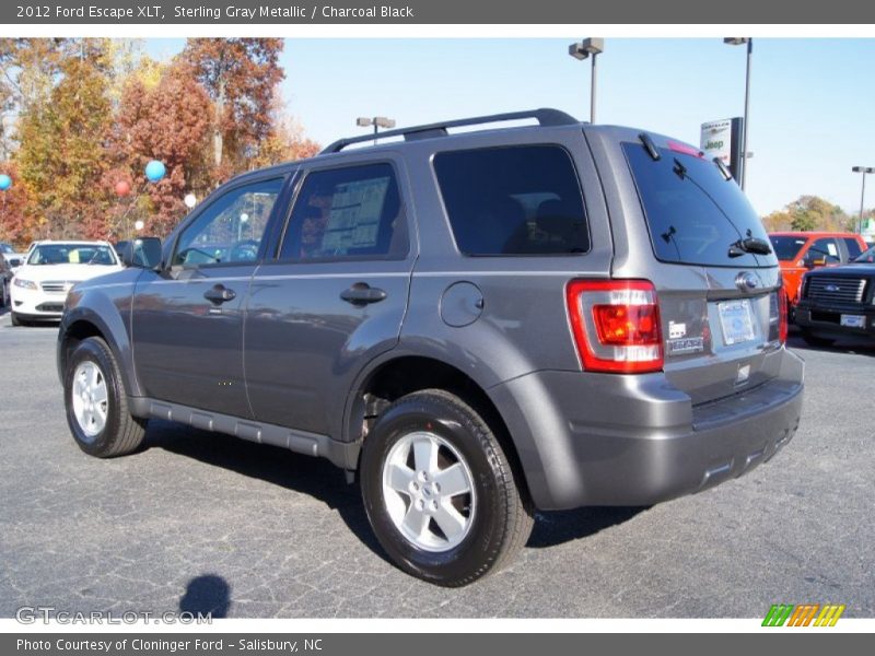 Sterling Gray Metallic / Charcoal Black 2012 Ford Escape XLT