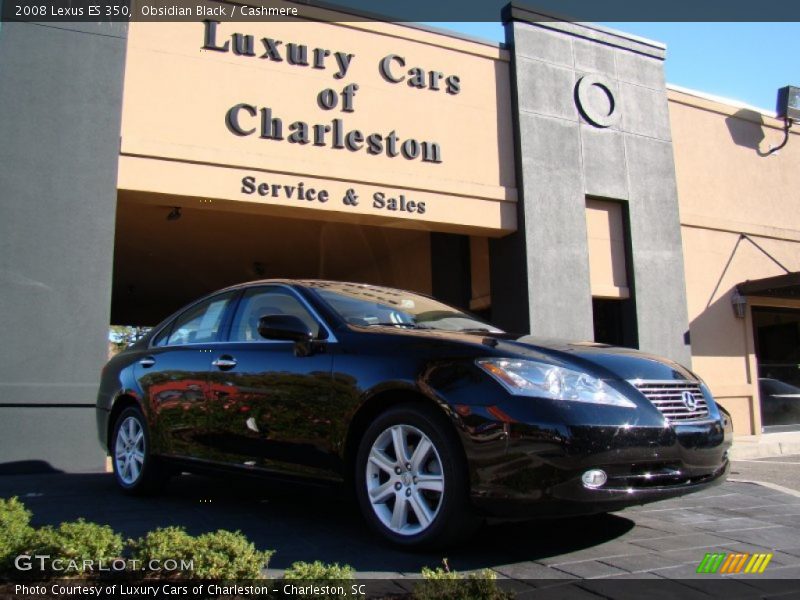 Obsidian Black / Cashmere 2008 Lexus ES 350