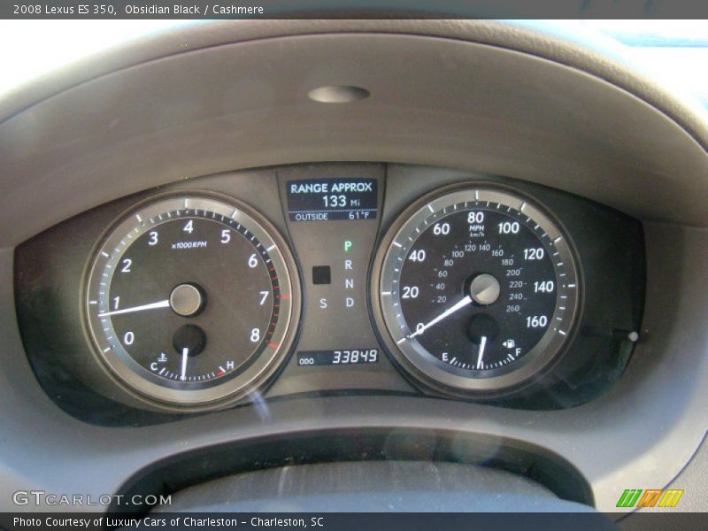 Obsidian Black / Cashmere 2008 Lexus ES 350