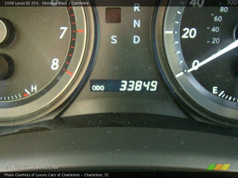 Obsidian Black / Cashmere 2008 Lexus ES 350