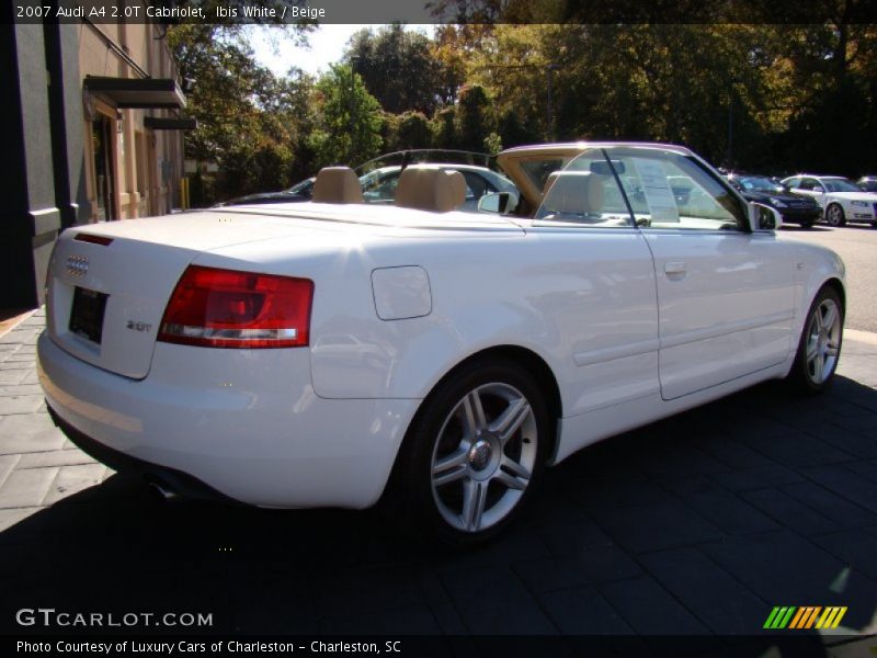 Ibis White / Beige 2007 Audi A4 2.0T Cabriolet