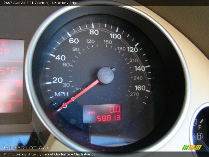 Ibis White / Beige 2007 Audi A4 2.0T Cabriolet