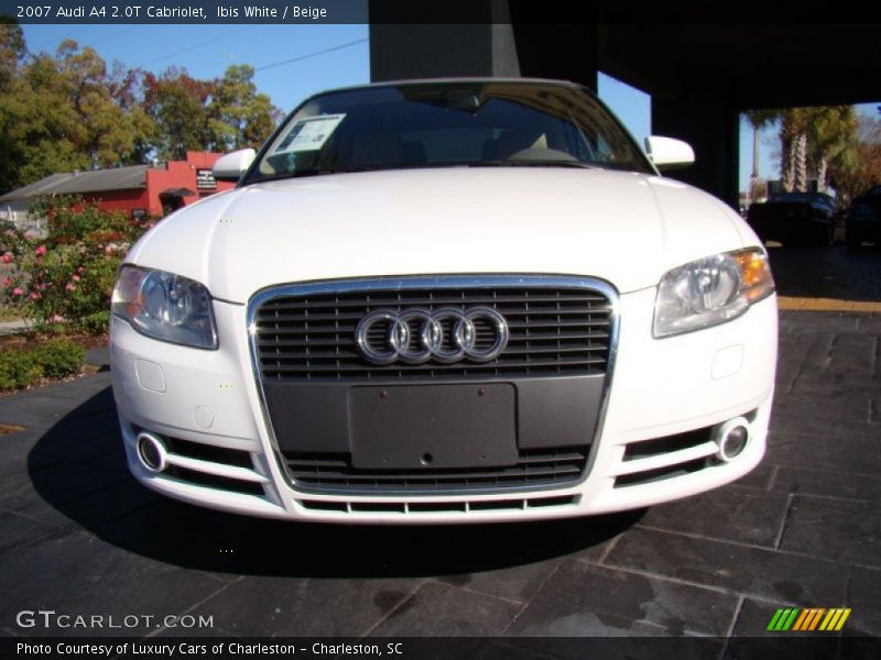 Ibis White / Beige 2007 Audi A4 2.0T Cabriolet