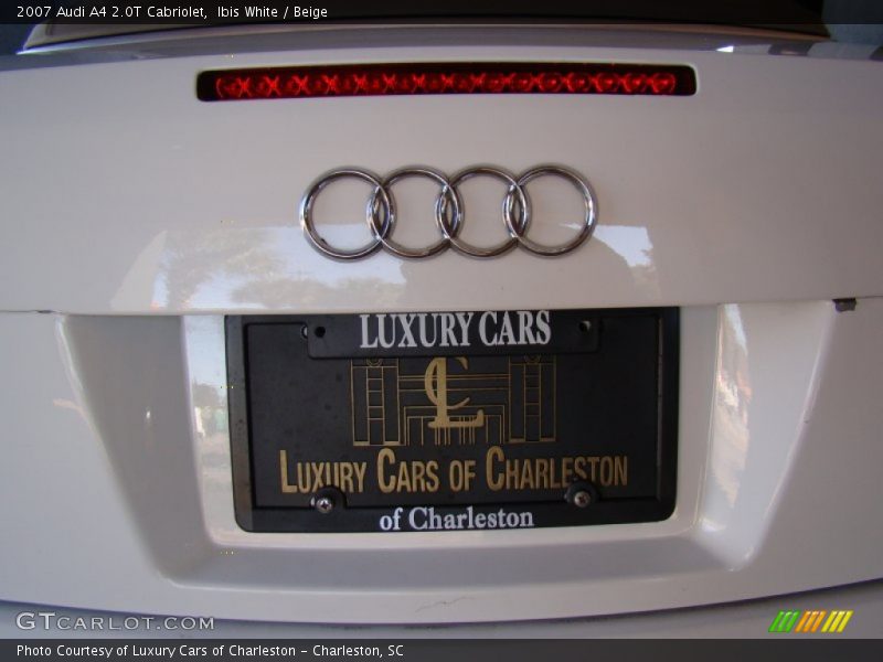 Ibis White / Beige 2007 Audi A4 2.0T Cabriolet