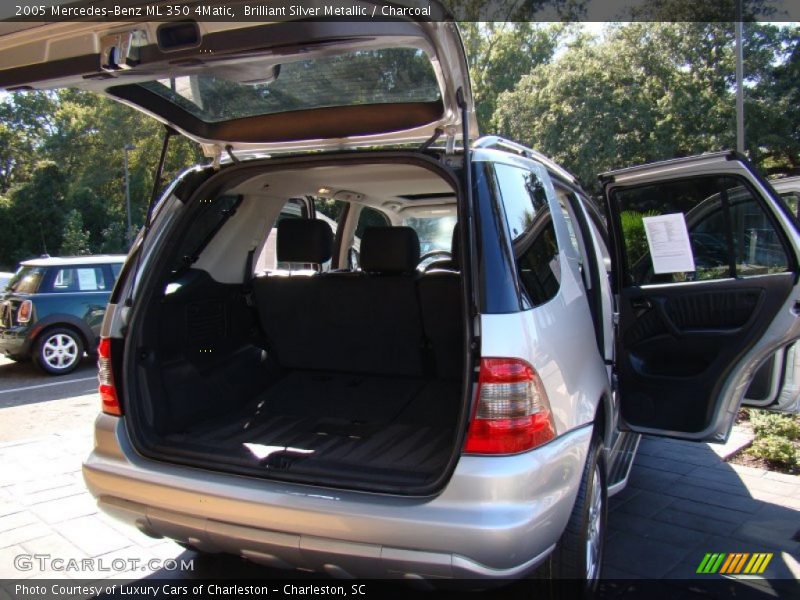 Brilliant Silver Metallic / Charcoal 2005 Mercedes-Benz ML 350 4Matic