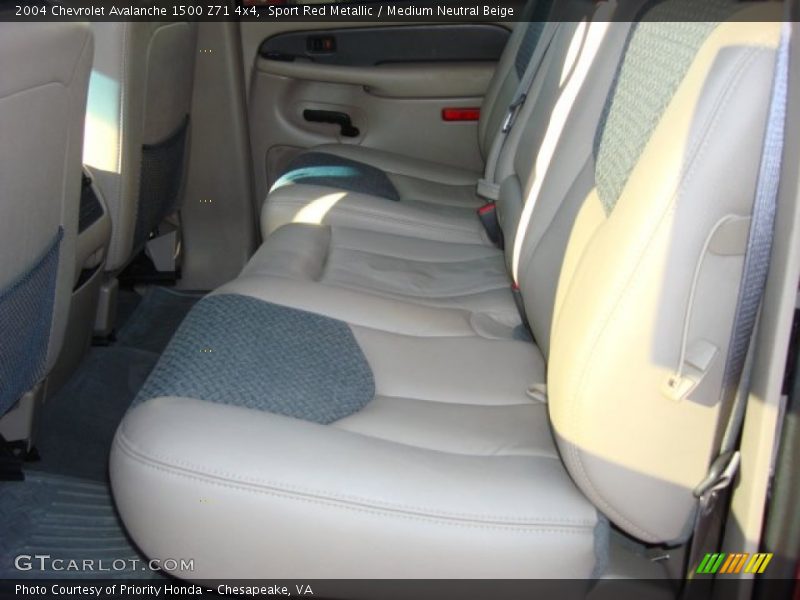 Sport Red Metallic / Medium Neutral Beige 2004 Chevrolet Avalanche 1500 Z71 4x4