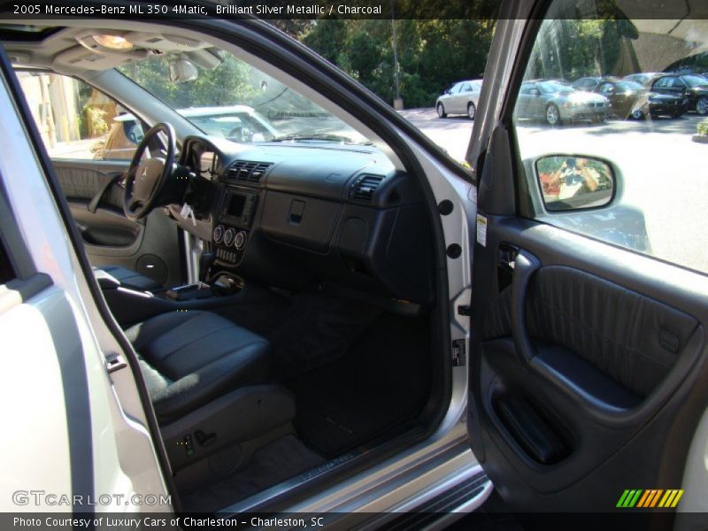 Brilliant Silver Metallic / Charcoal 2005 Mercedes-Benz ML 350 4Matic