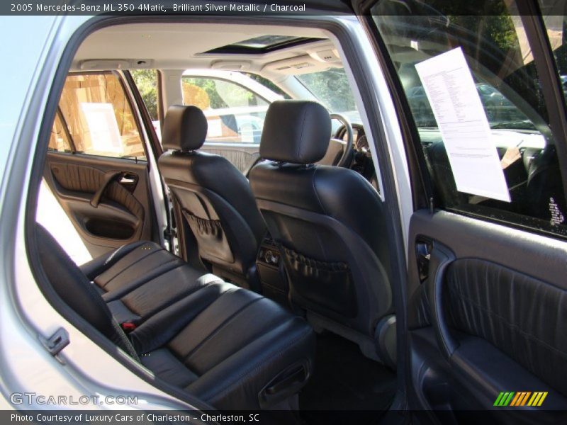 Brilliant Silver Metallic / Charcoal 2005 Mercedes-Benz ML 350 4Matic