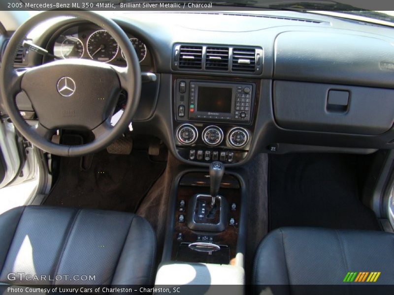 Brilliant Silver Metallic / Charcoal 2005 Mercedes-Benz ML 350 4Matic