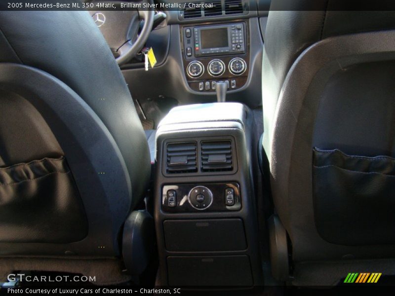 Brilliant Silver Metallic / Charcoal 2005 Mercedes-Benz ML 350 4Matic