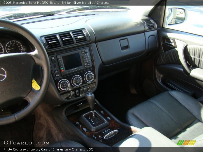 Brilliant Silver Metallic / Charcoal 2005 Mercedes-Benz ML 350 4Matic