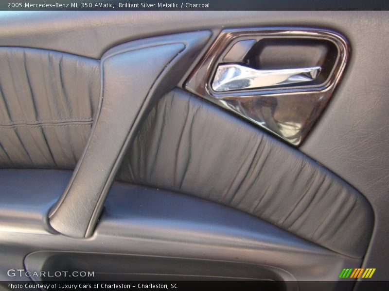 Brilliant Silver Metallic / Charcoal 2005 Mercedes-Benz ML 350 4Matic
